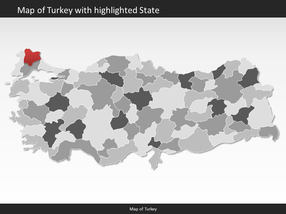 powerpoint map turkey