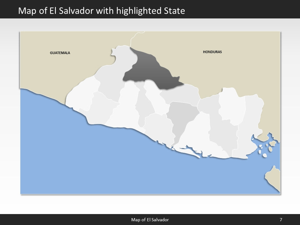 powerpoint map el salvador
