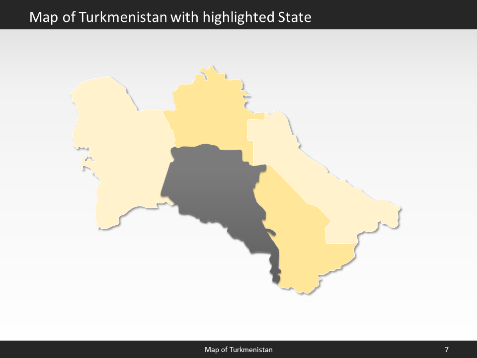 powerpoint map turkmensitan