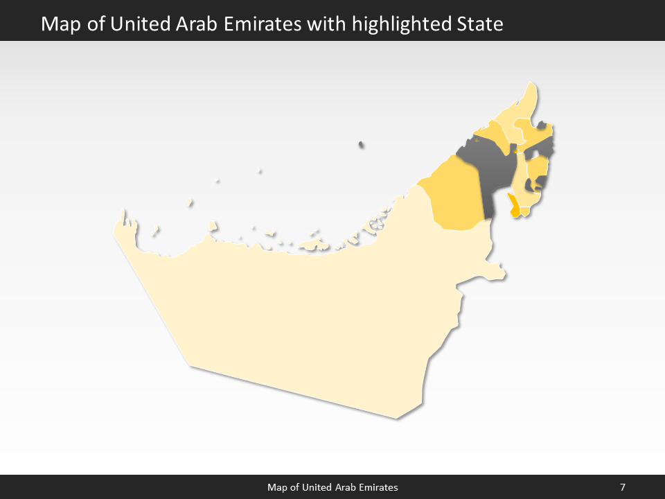 powerpoint map uae