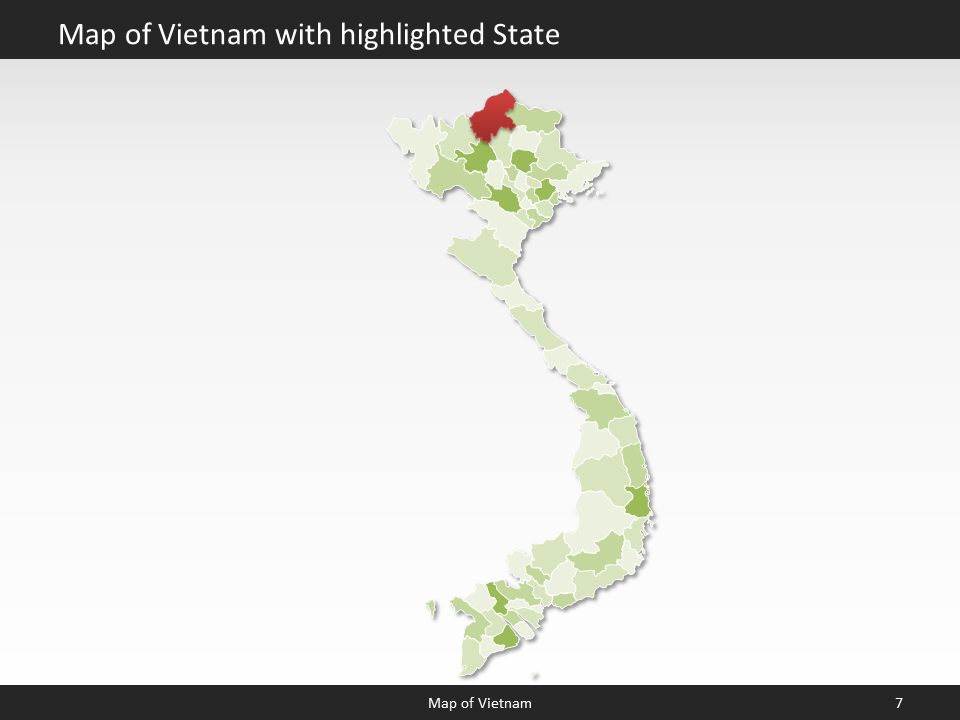 powerpoint map vietnam