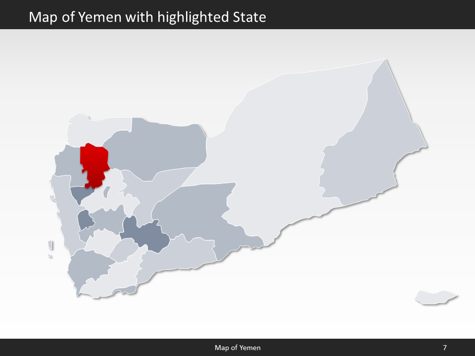 powerpoint map yemen