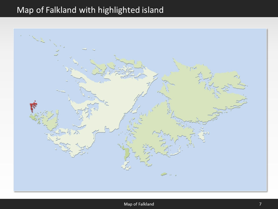 powerpoint map falkland islands
