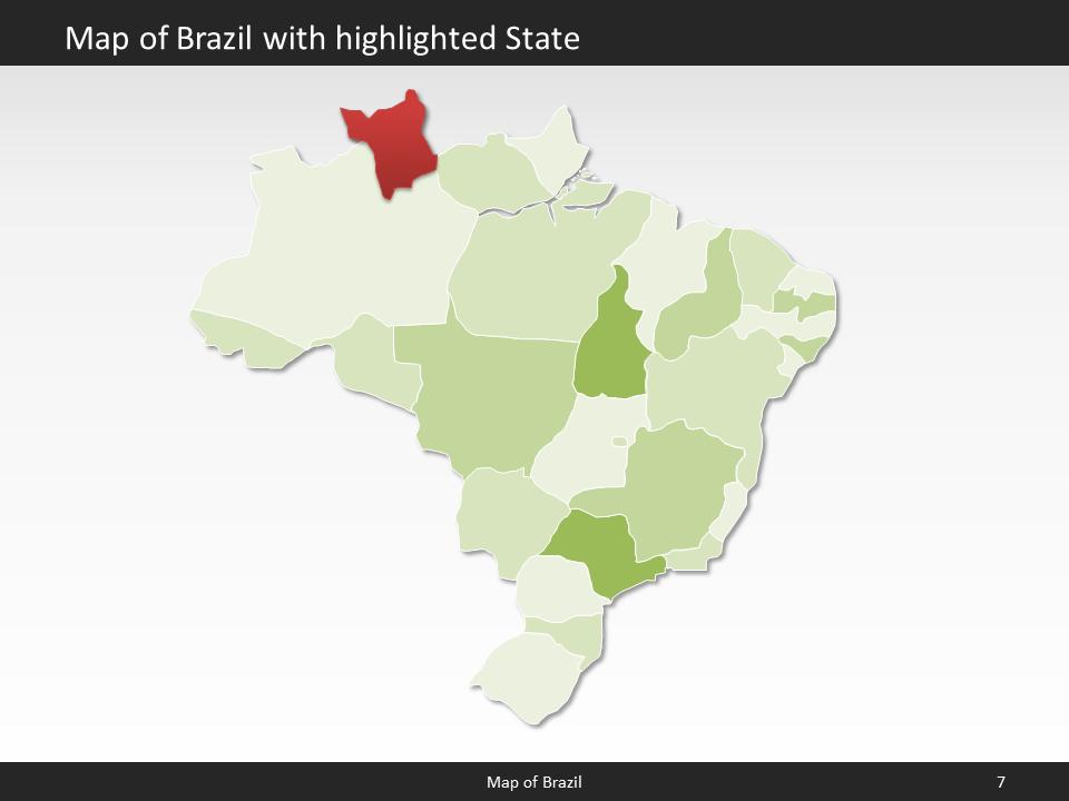 powerpoint map brazil