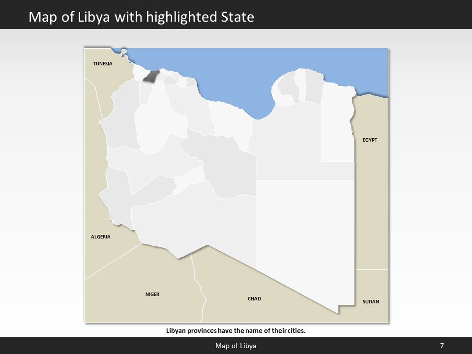 powerpoint map libya
