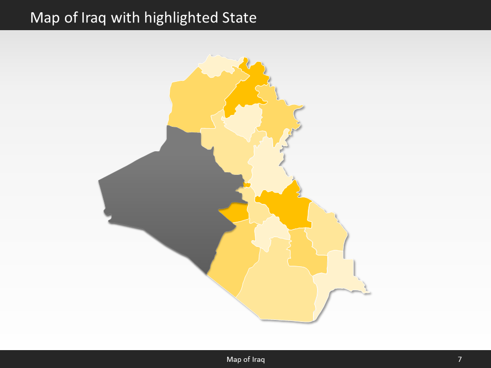 powerpoint map iraq