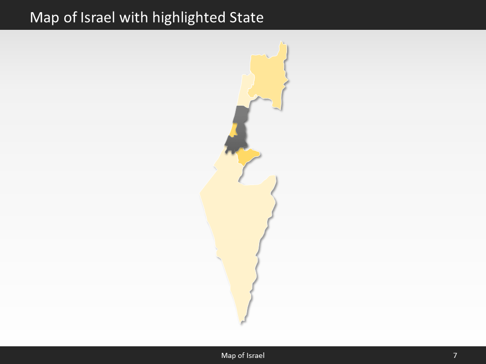 powerpoint map israel
