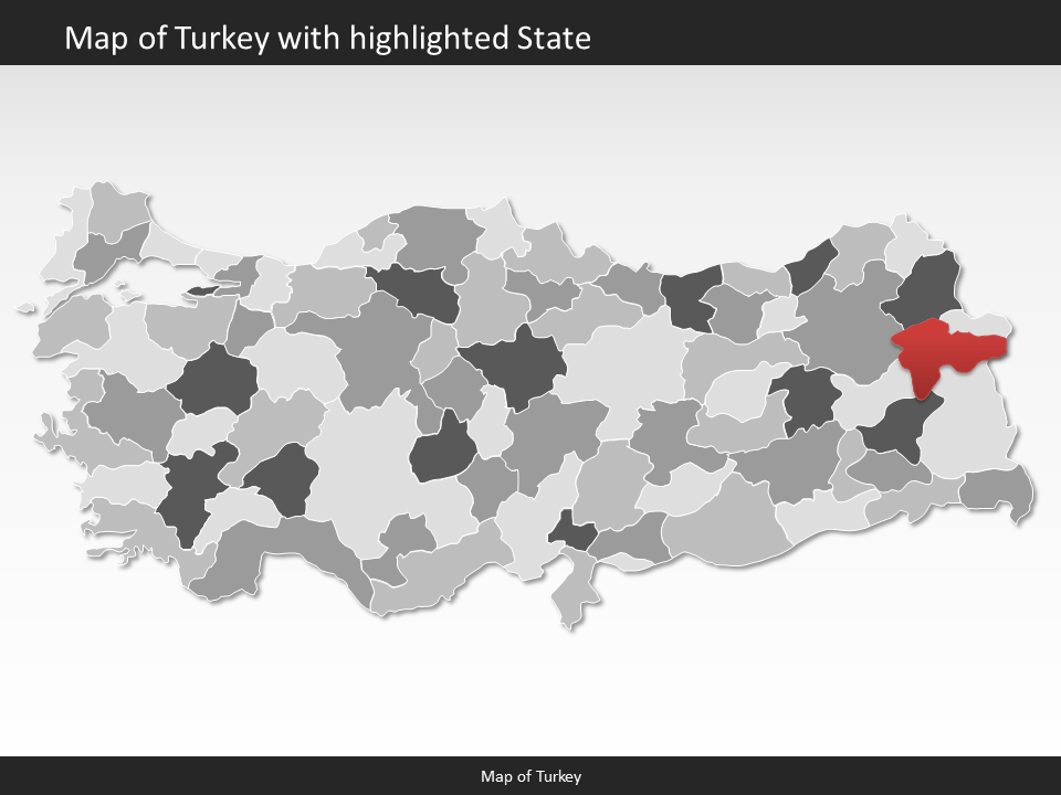 powerpoint map turkey