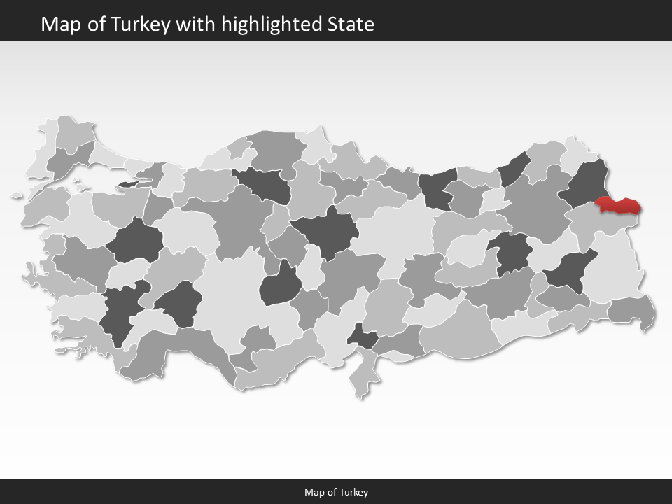 powerpoint map turkey