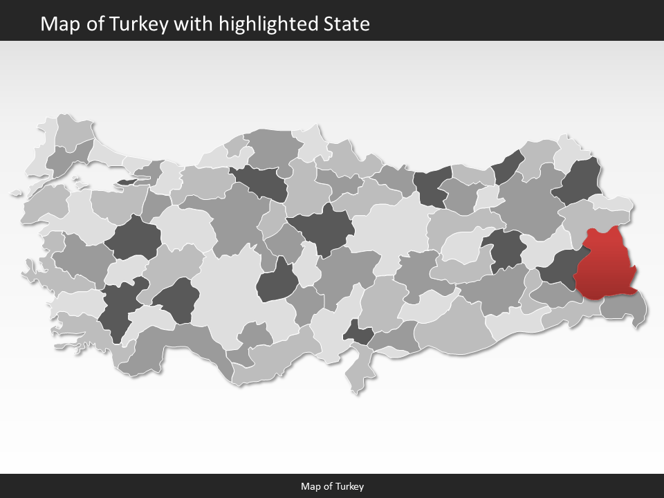 powerpoint map turkey
