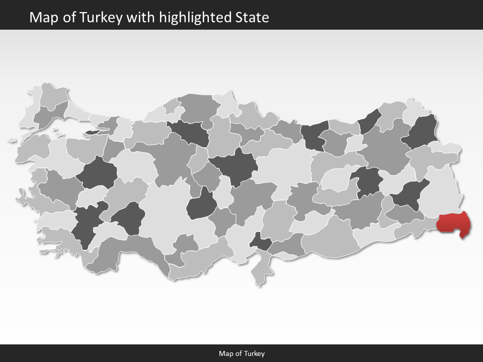 powerpoint map turkey