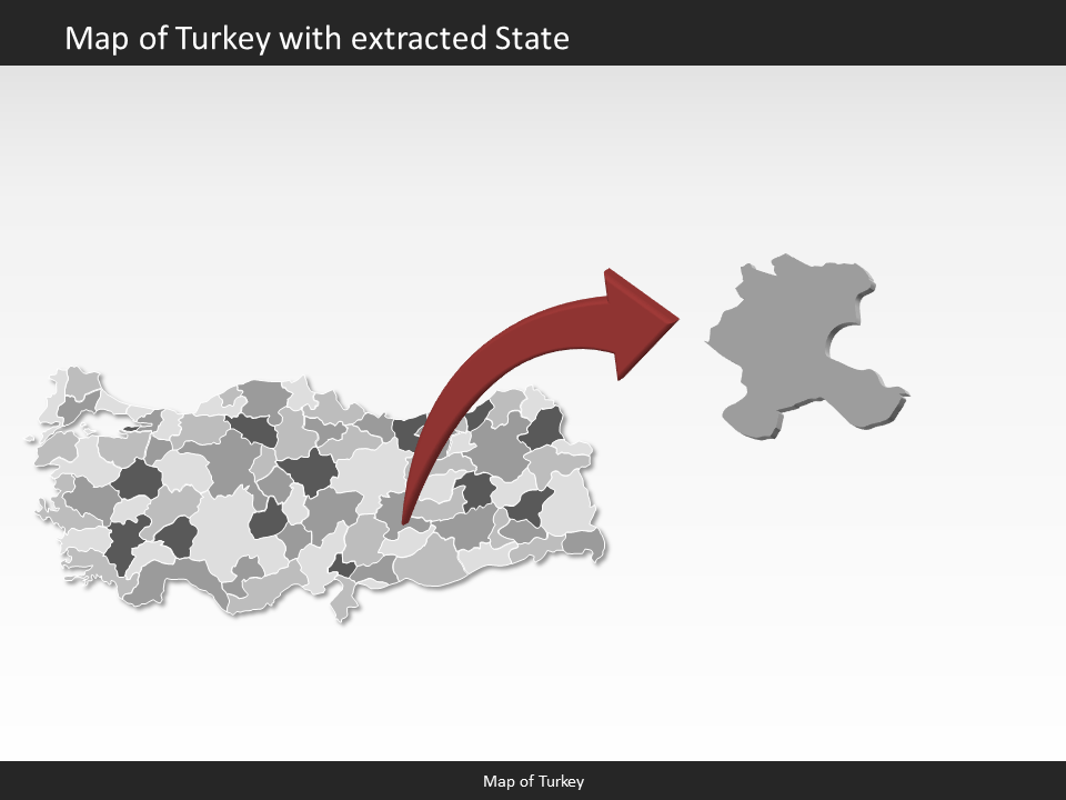 powerpoint map turkey