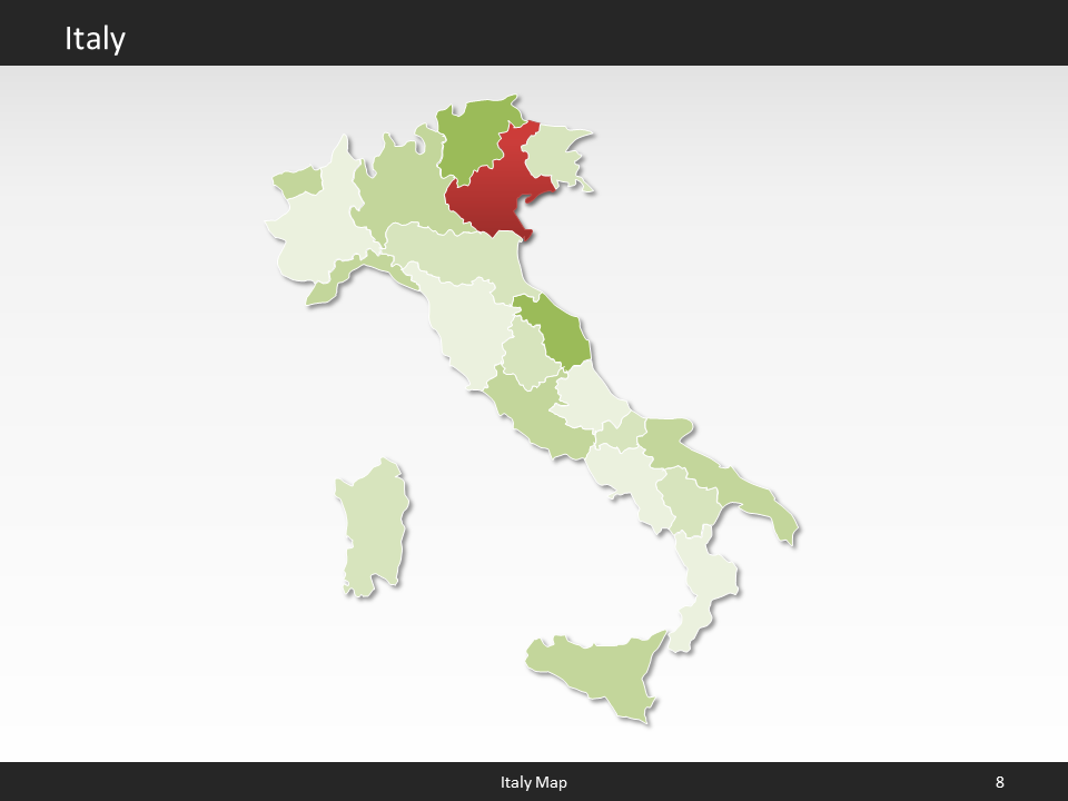 powerpoint map italy