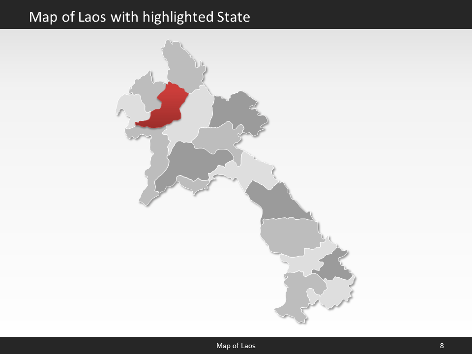 powerpoint map laos