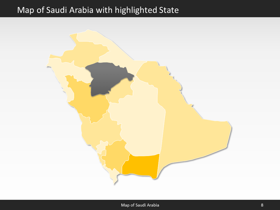 powerpoint map saudi arabia
