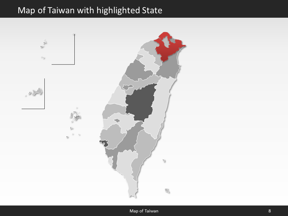 powerpoint map taiwan