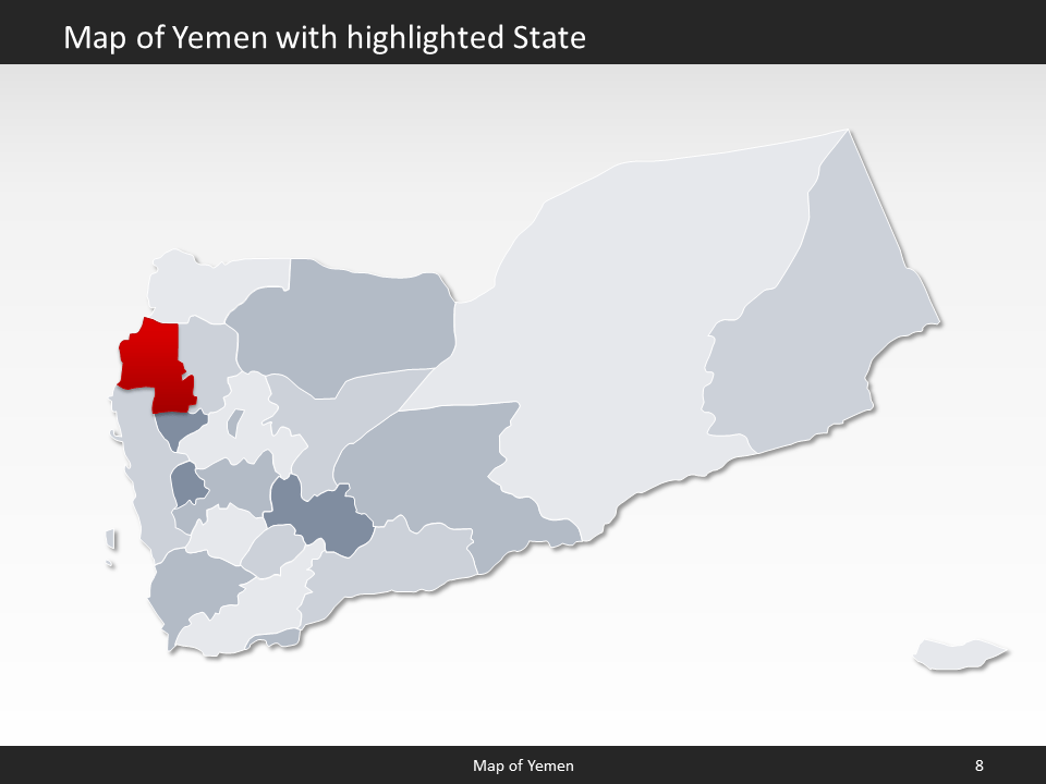 powerpoint map yemen