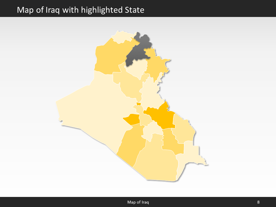 powerpoint map iraq