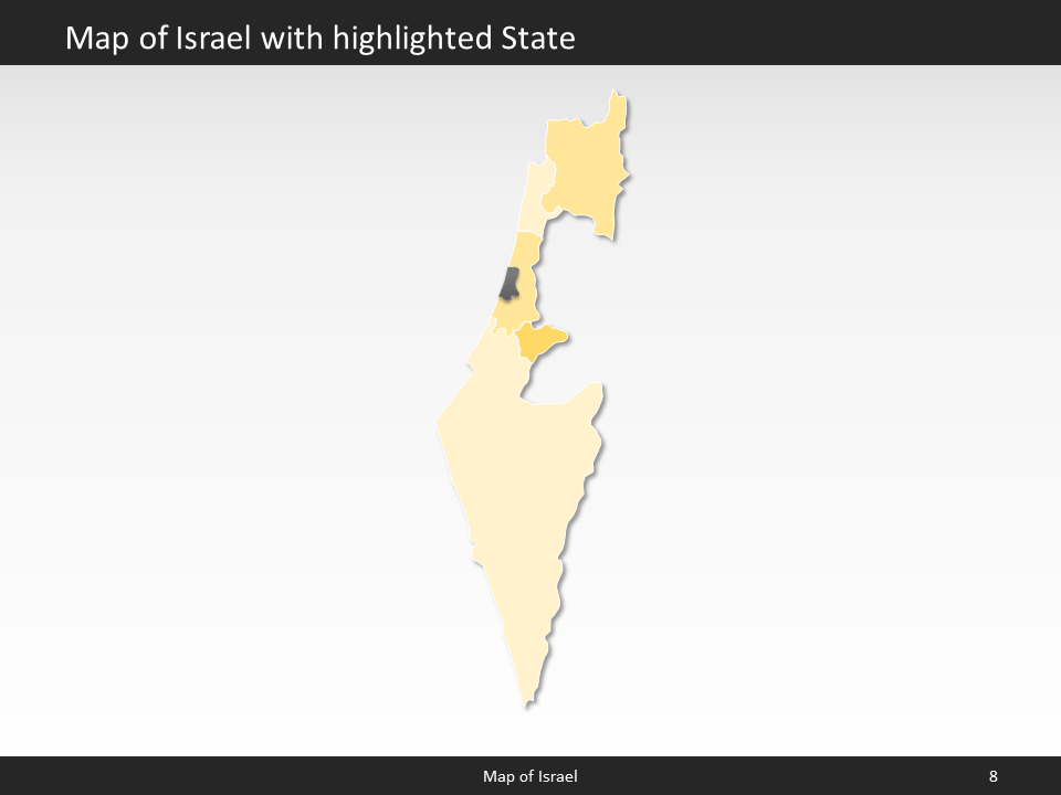 powerpoint map israel