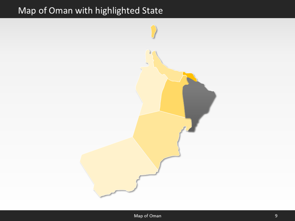 powerpoint map oman