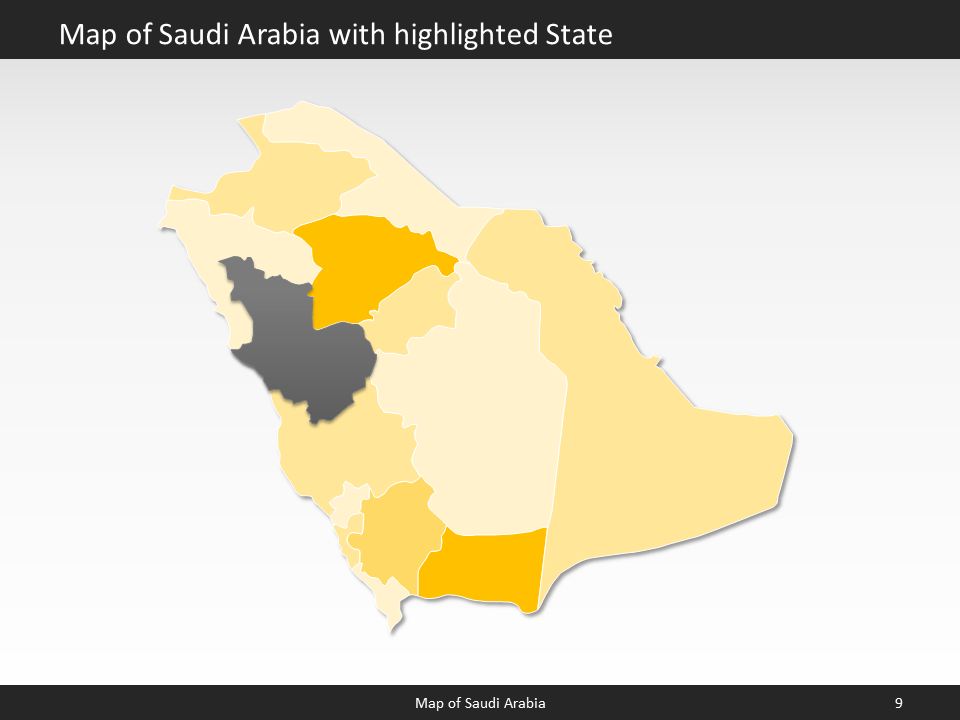 powerpoint map saudi arabia