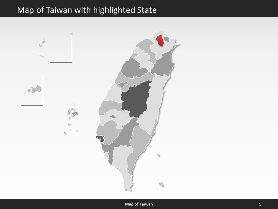 powerpoint map taiwan