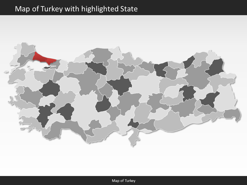 powerpoint map turkey