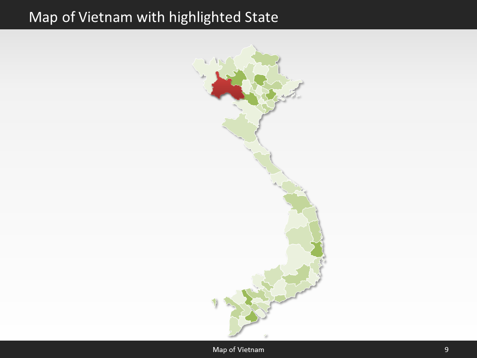 powerpoint map vietnam