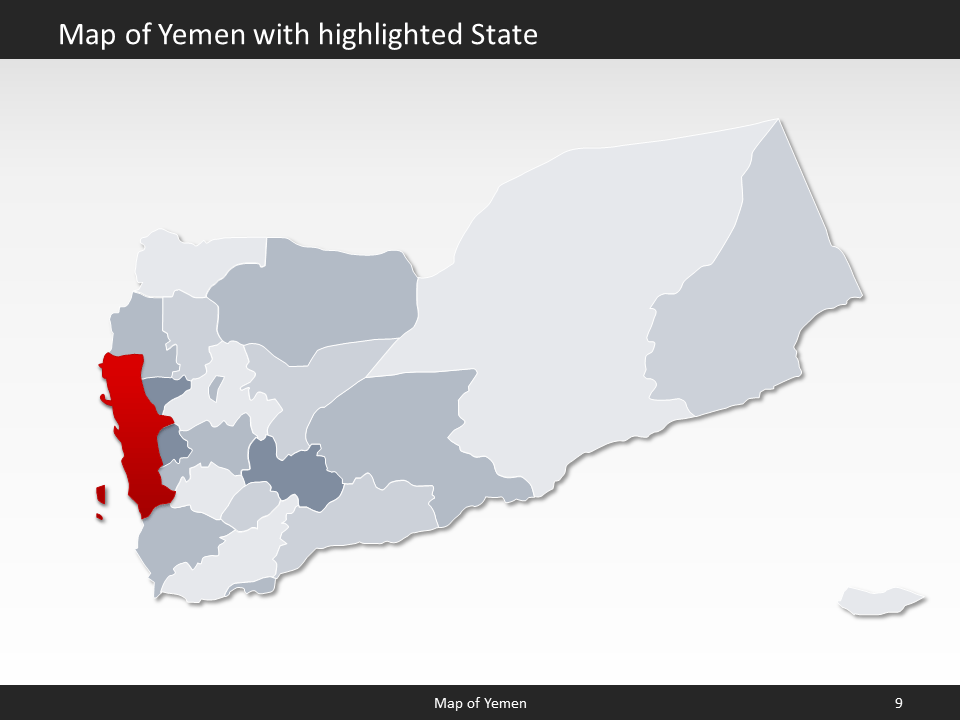 powerpoint map yemen