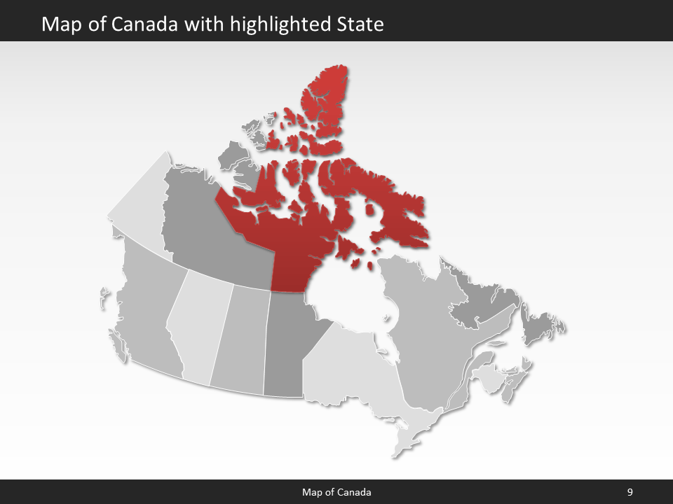 powerpoint map canada