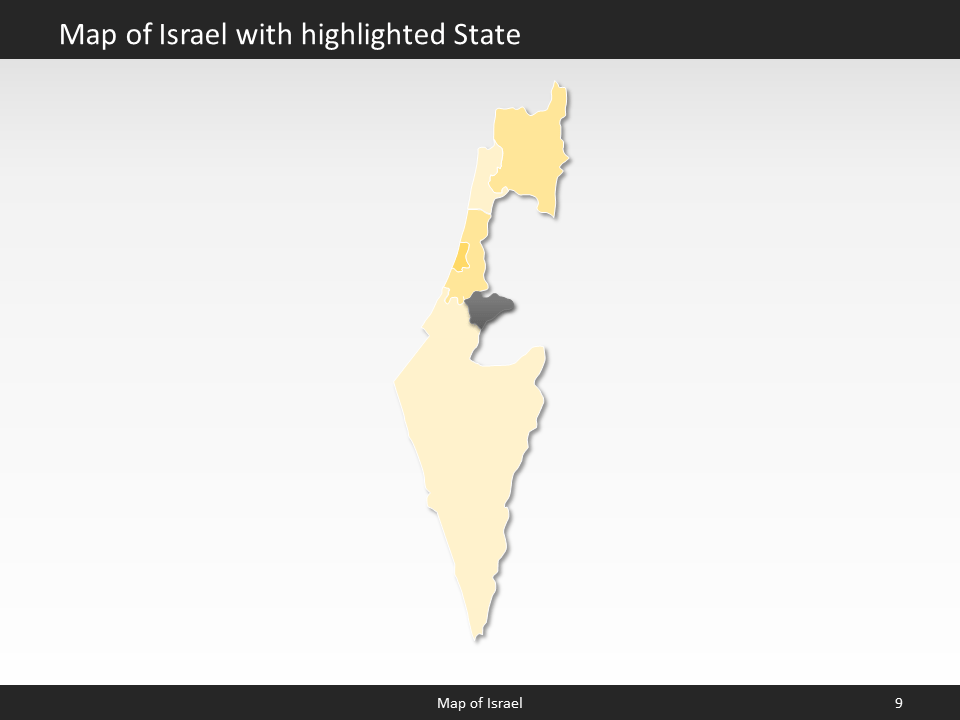 powerpoint map israel
