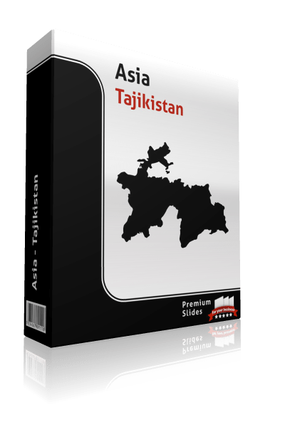 powerpoint map tajikistan