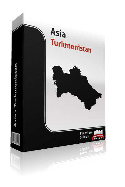 powerpoint map turkmensitan