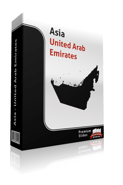 powerpoint map united arab emirates