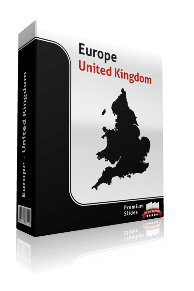 powerpoint map united kingdom