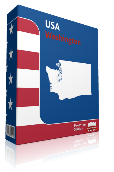 Washington County Map Template for PowerPoint