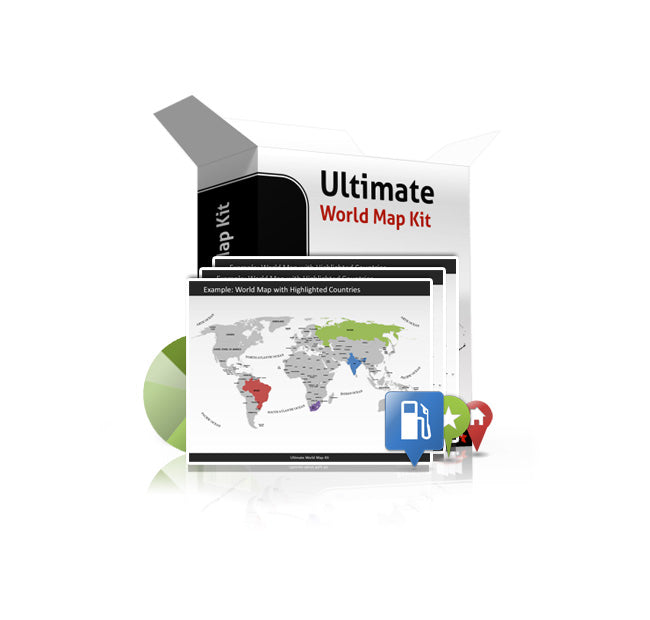 Ultimate World Map Kit Classic