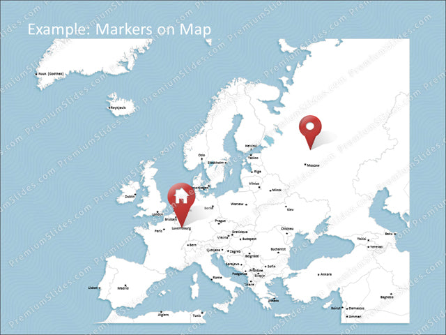 powerpoint world map