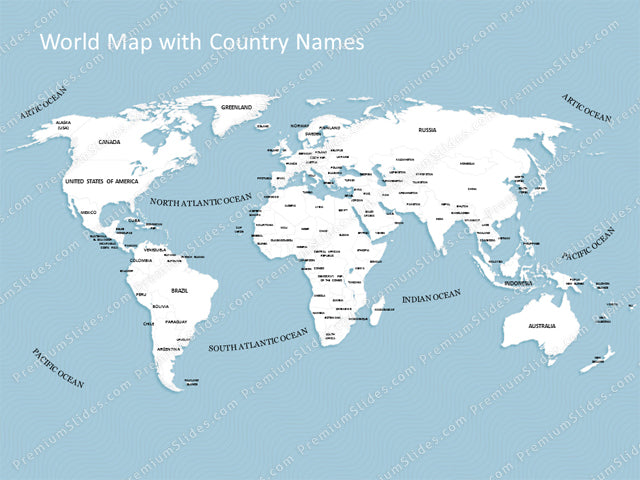 powerpoint world map
