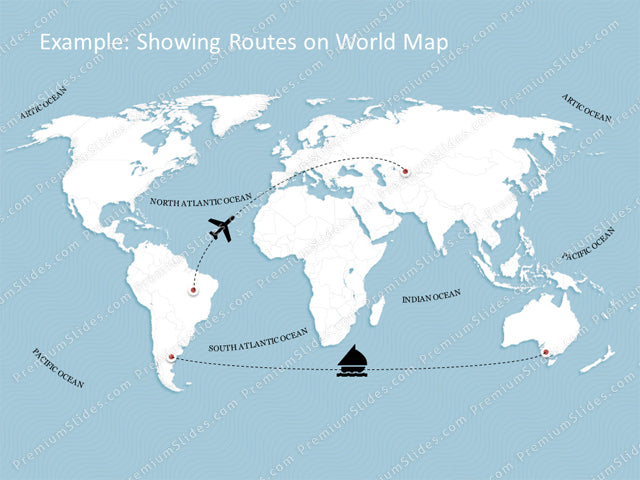 powerpoint world map