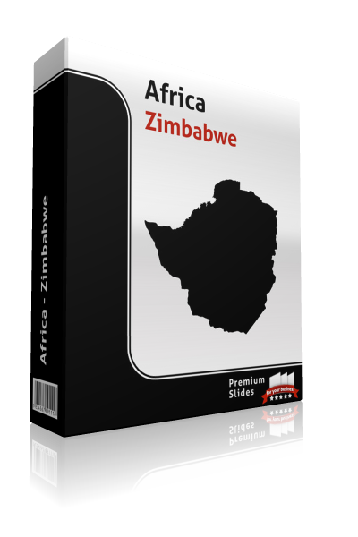 powerpoint map zimbabwe