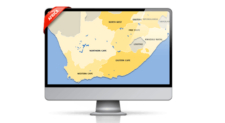 PremiumSlides Africa Map Templates for PowerPoint