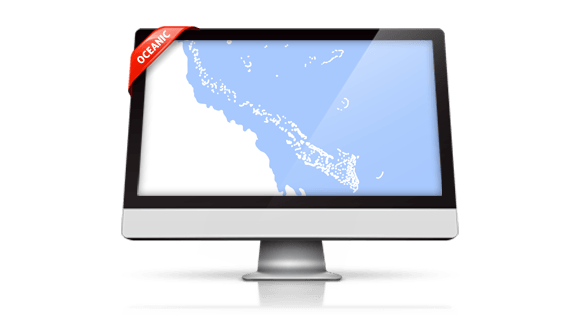 PremiumSlides Oceanic PowerPoint Maps