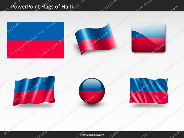 Free Haiti Flag PowerPoint Template