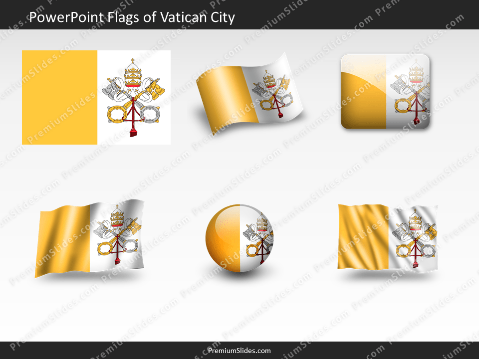 Free Vatican-City Flag PowerPoint Template