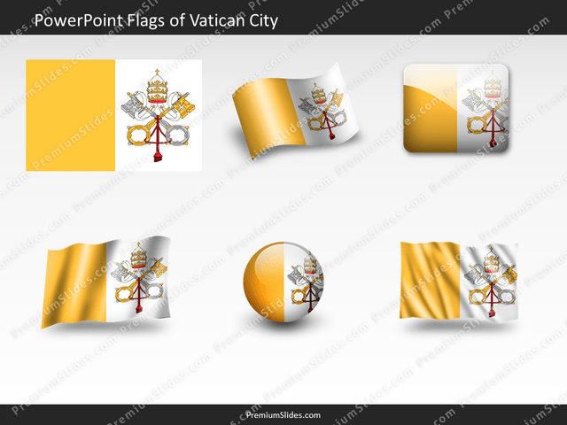 Free Vatican-City Flag PowerPoint Template