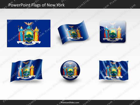 Free New-York Flag PowerPoint Template