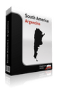 powerpoint map argentina