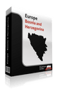 powerpoint map bosnia and herzegovina