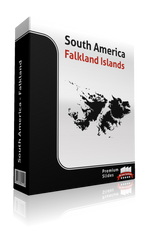 powerpoint map falkland islands